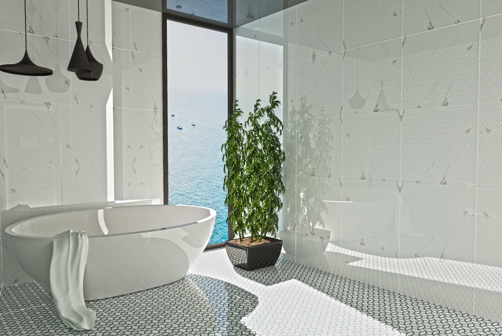 Marmo Calacatta 59.5х59.5 - фото - 9