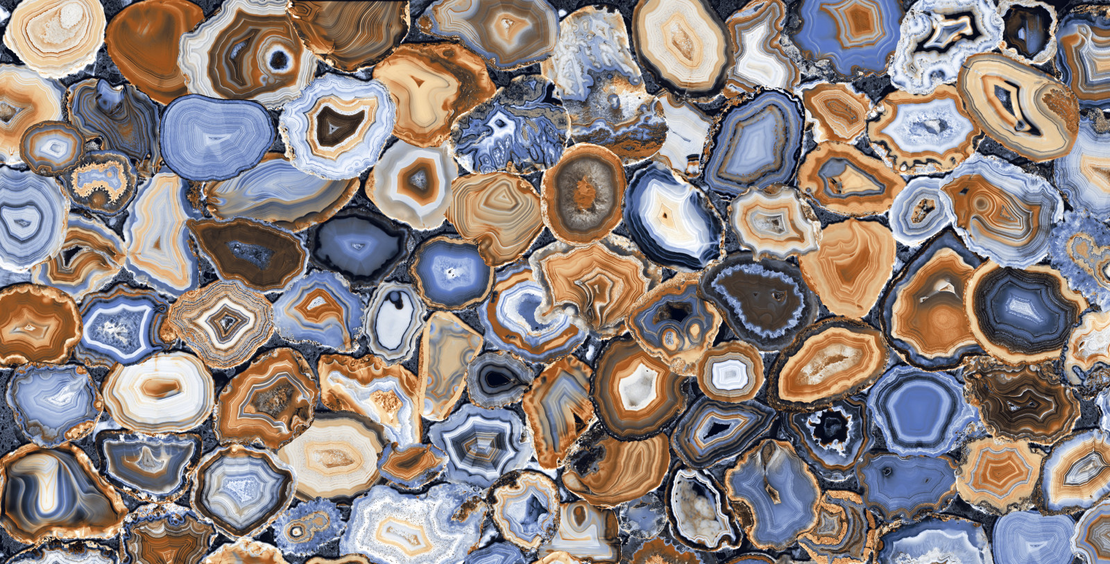Floor Tiles-PGVT Agatha Onyx Azul HG Polished 60х120 - фото - 10